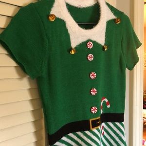 Christmas elf holiday party dress